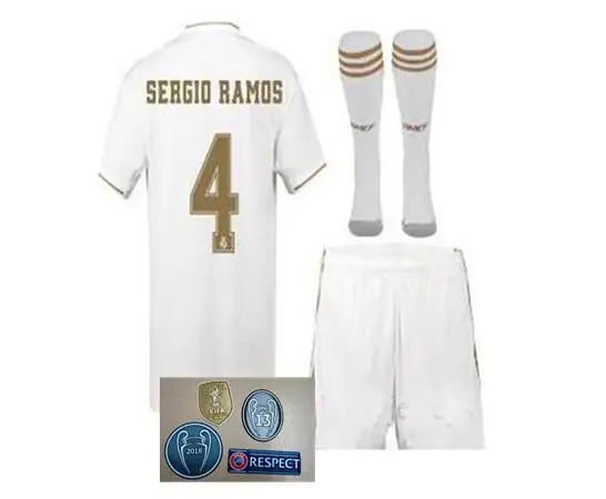 Real madrides2019 Новое поступление футболка для футбола домашняя Hazard ASENSIO ISCO SERGIO ramos 19 20 комплект для взрослых Футболка для футбола - Цвет: shirt