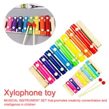 Музыкальный инструмент, игрушка с деревянной рамкой, ксилофон для детей, музыкальные забавные игрушки для детей, Обучающие игрушки, подарки