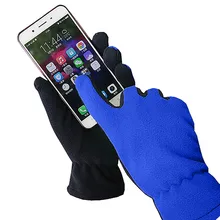 Мужские и женские ветрозащитные теплые зимние перчатки, вязаные варежки для женщин и мужчин, теплые мягкие перчатки# j8