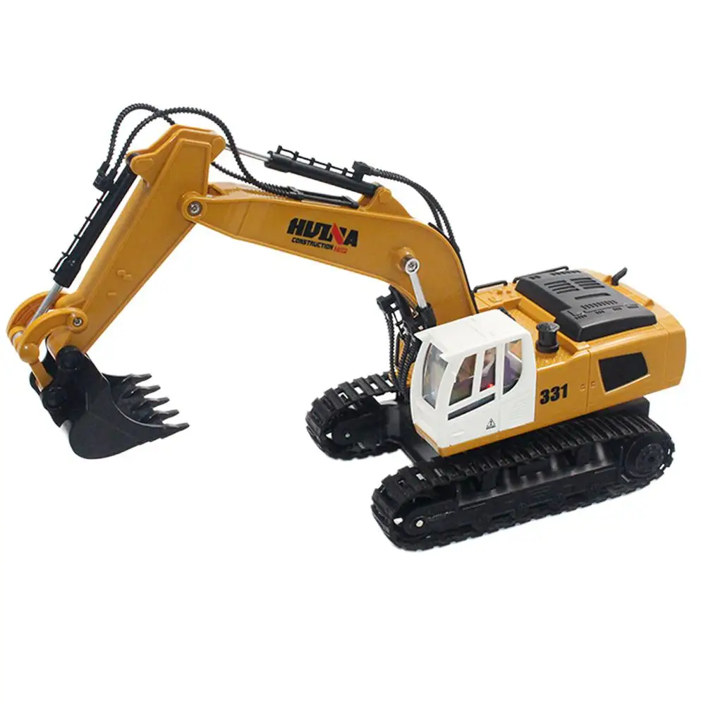 

RCtown HuiNa RC Excavator toy 1331 1/16 2.4G 9CH Electric Rc Excavator Engineering Digging Truck Model Simulation toy For Kids