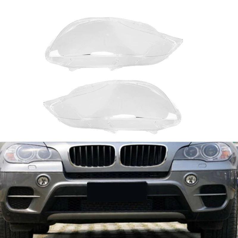 

Car Headlight Glass head light lamp Xenon Lens Shell Cover For BMW E71 X6 2008-2014