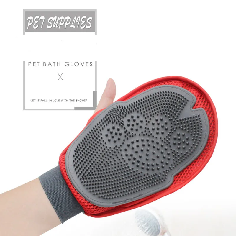 Уход за домашними животными Перчатки Для Кошек Кисть Расческа Deshedding для Волос