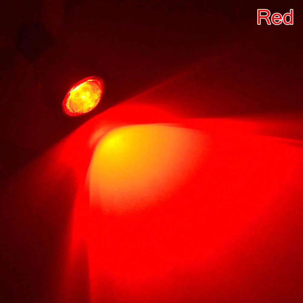 2X23 мм светильник с орлиным глазом 9 Вт Dc 12 В Авто Светодиодный дневной ходовой светильник противотуманный резервный Aoto моторный парковочный сигнальный фонарь Водонепроницаемый противотуманный светильник - Испускаемый цвет: Red