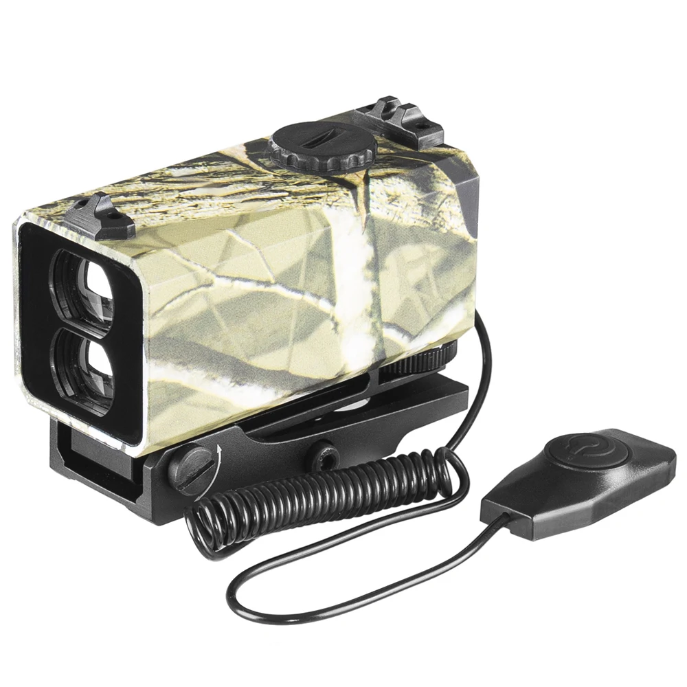 Камуфляжный мини лазерный дальномер с креплением для наружной охоты стрельбы расстояния измерения