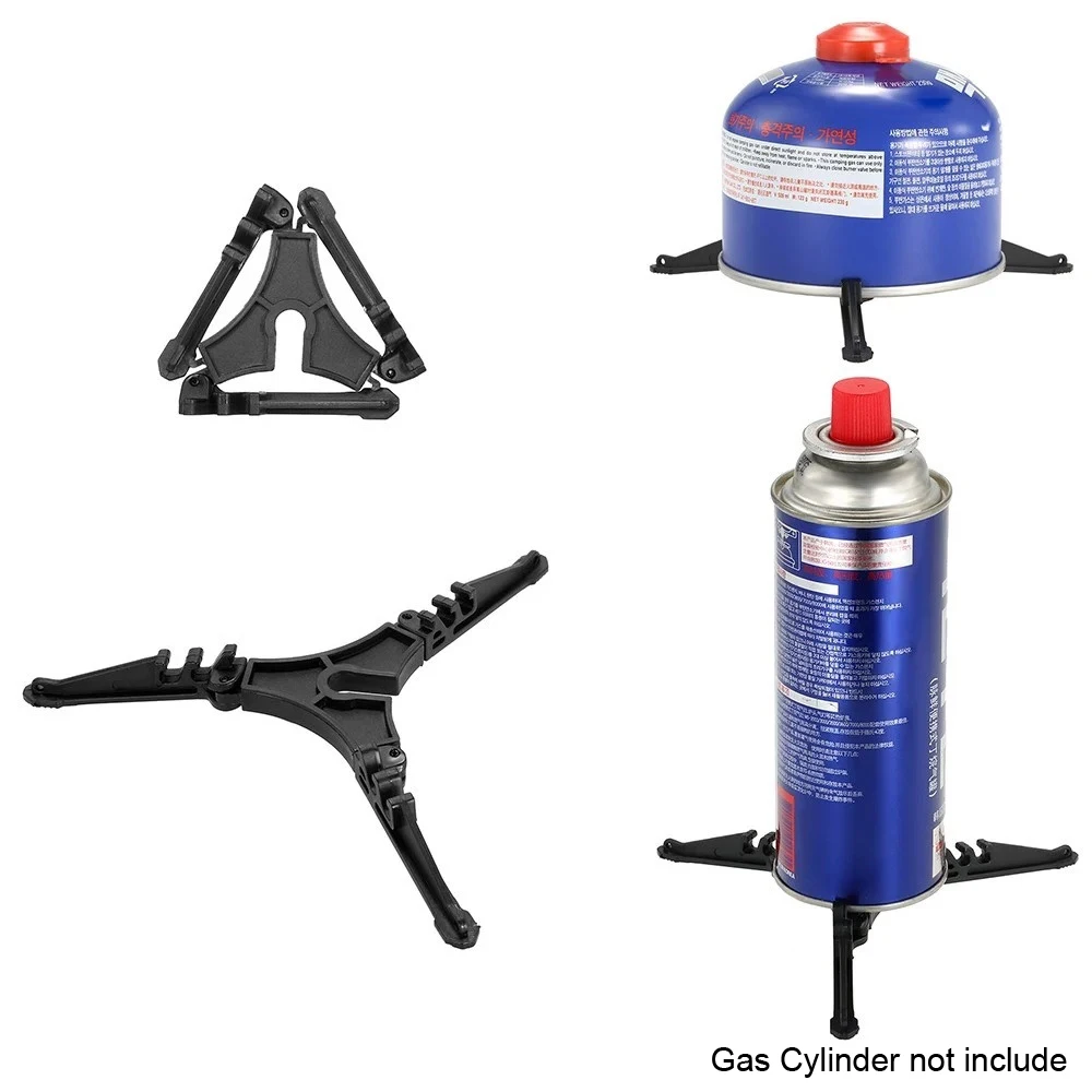 Outdoor Camping Tripod-Holder Oil-Bottle Stove Support Fixed-Bracket Gas-Cylinder Foldable