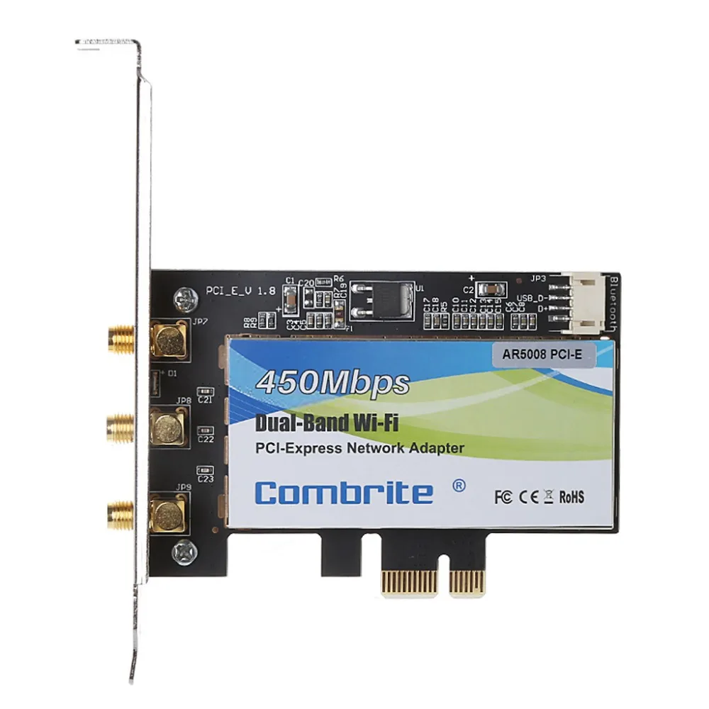 Для Intel 6300 AR5008 PCI-E 2,4G+ 5G Двухдиапазонная Wifi 300/450M PCI-Express Wlan карта
