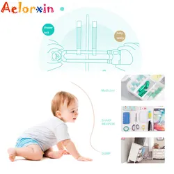 Serrure de sécurité en forme de U pour enfants, 3 pièces/lot, nouvelle collection 