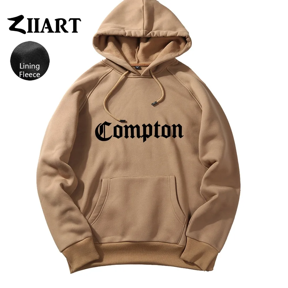 Compton Готический шрифт девушки женщина флис Толстовка Пара Одежда ZIIART