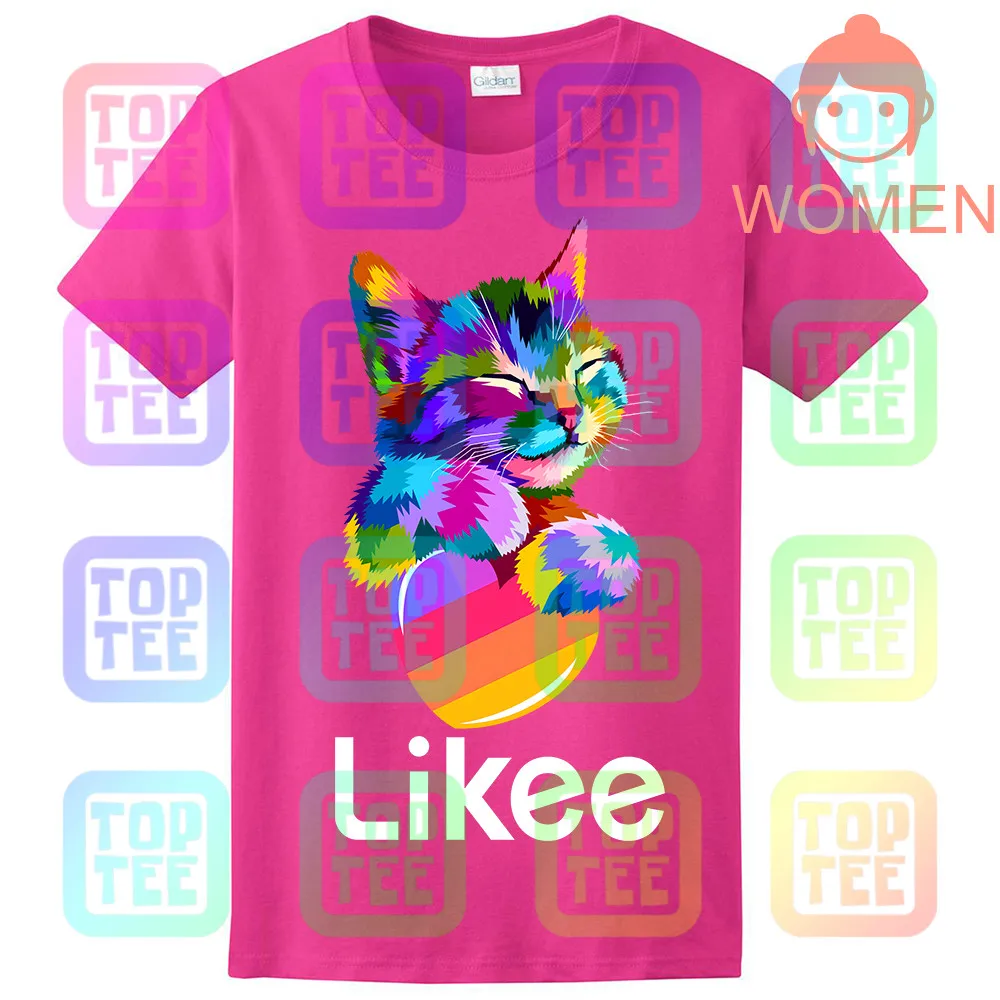 Likee футболка для приложения likee heart ca футболка классная футболка забавная футболка