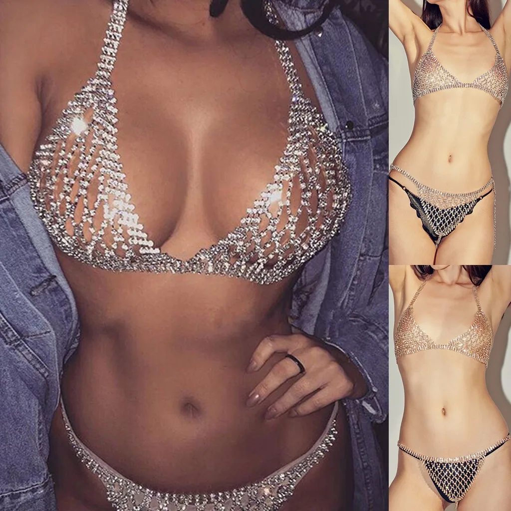 INS Flash Женская длинная цепь для тела Грудь цепь шоу поле одежда vestido# g3
