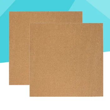 

2pcs Cork Board Environmental Protection Message Board for DIY Crafts Office