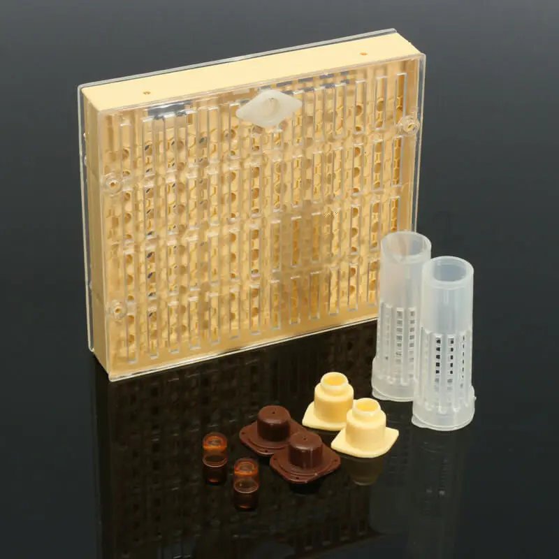 

Queen Rearing Cupkit Box Cultivating Box 110 Cell Cups Cage Beekeeping Tool Kit