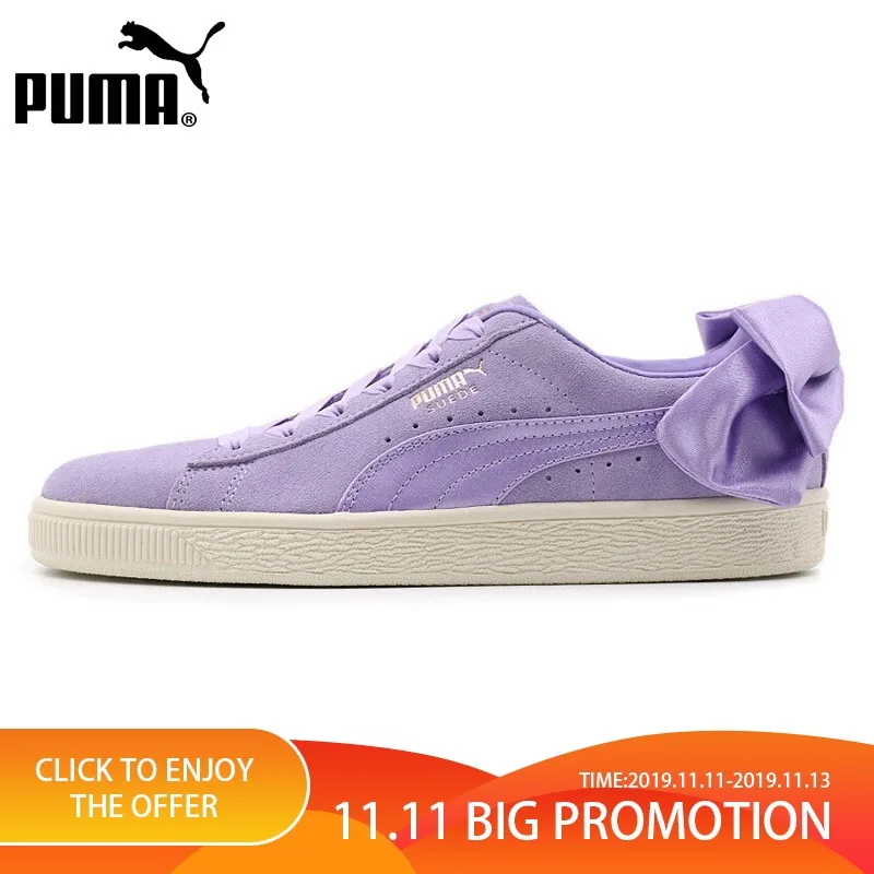 

Original PUMA Suede Bow Wns for Women's Skateboarding Shoes Sneakers Young Color Free Comfortable 2019 New Arrival 36731705
