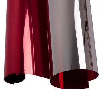 

40cm/50cm/60cm High Rejection Reflective Solar Red Silver Tint Film One way Mirror Window Glass Heat Control Stickers For Home