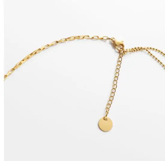 Timeless Wonder Titanium Beaded Chain Linked Round Chains Choker Necklace Punk Stainless Steel Jewelry Trendy Gothic Gold 2538