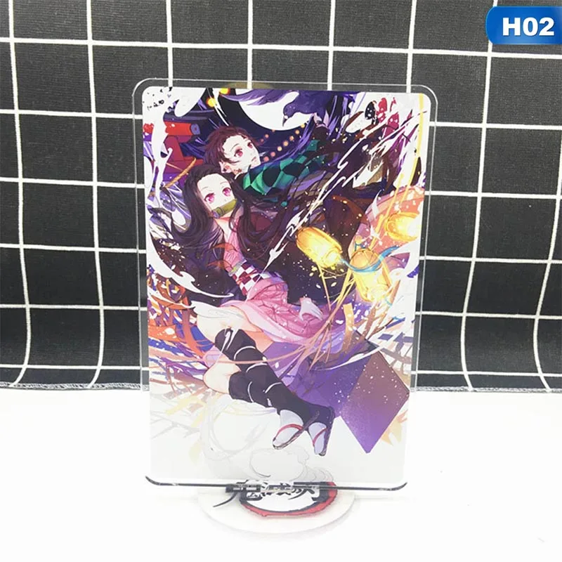 Горячая аниме Demon Slayer Kimetsu No Yaiba Kamado Tanjirou Kamado Nezuko фигурка на акриловой подставке Настольный Декор лицензирование рождественские подарки