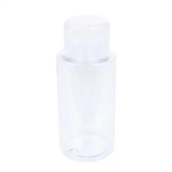 

1pc Press Bottle Convenient Plastic Cosmetic Makeup Remover Travel Bottle Press Pump Bottle Container for Outdoor