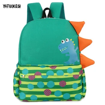

2020 New Dinosaur Kids School Bags For Boys Kindergarten School Nylon Backpacks For Girl Animal Prints Kids Bag Mochila Infantil