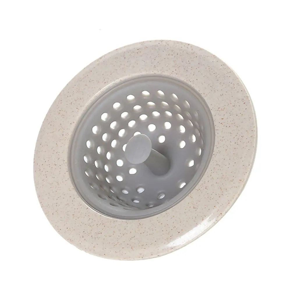 

Silicone Strainer Round Floor Drain Cover Plug Anti-blocking Water Hair Catcher Filter Kitchen Bathroom pink/Green/Blue/Beige
