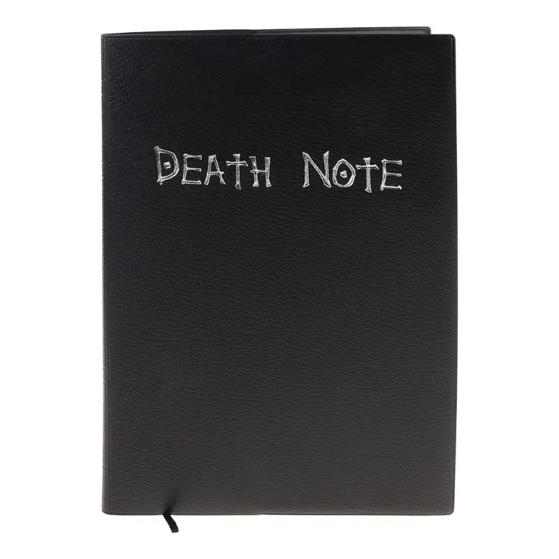 Death Note Book Cosplay Notebook Journal Diary+Feather Theme Pen Tools E3J9