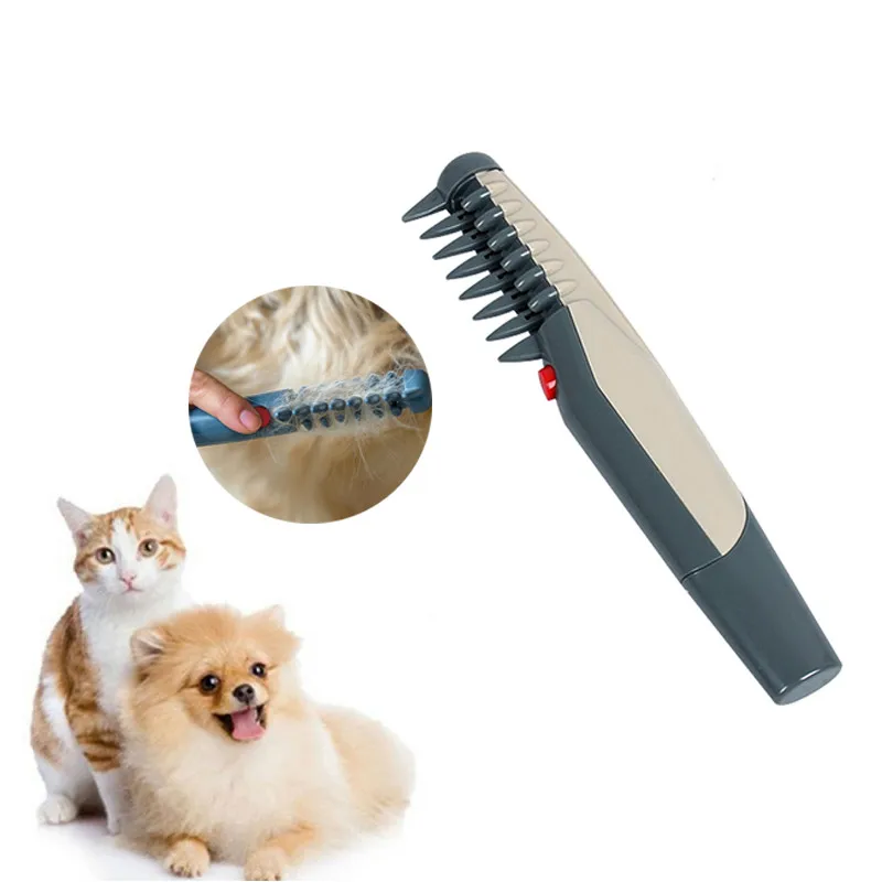 

Professional Grooming Comb Electric Dog Brush Puppy Cat Hair Trimmer Slicker Gilling Quick Cleaning Tool for Pet