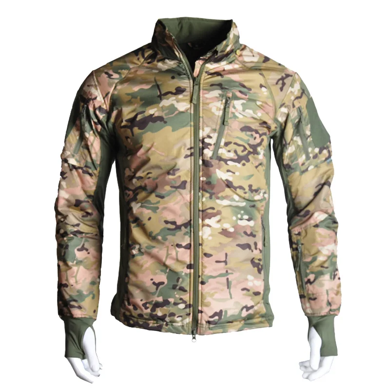 CP Camouflage Мужская водонепроницаемая военная тактическая камуфляжная куртка, охотничья одежда с капюшоном, одежда для спорта на открытом воздухе, скалолазания, кемпинга, туризма, пальто - Цвет: CP Camouflage