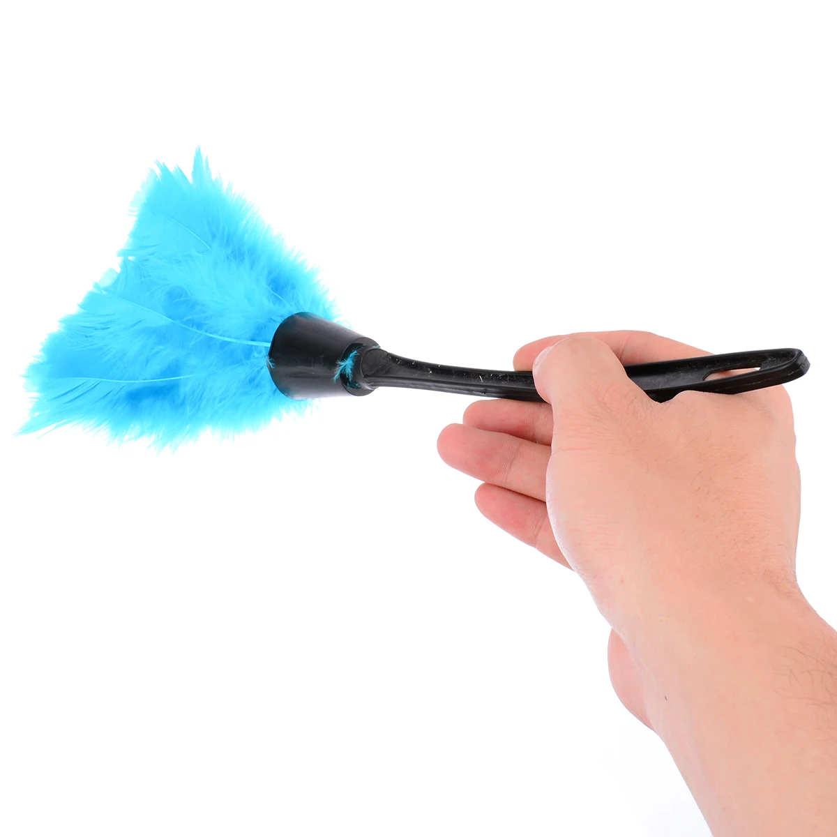 1 шт. перо Бытовая щетка для пыли с черной пластиковой ручкой бытовой инструмент