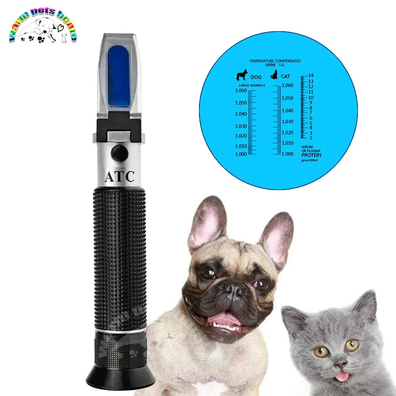 Mejor Compra La gravedad específica de la orina refractómetro la orina Animal hidrómetro perro gato proteína Urea probador de hemoglobina veterinarios: equipos 33mj6LEpo9V