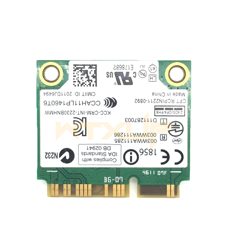 Половина мини PCI Express wifi беспроводной N адаптер для Intel центрино 2230BNHMW 2230BN 300M Bluetooth 4,0 Wlan карта+ BT 4,0