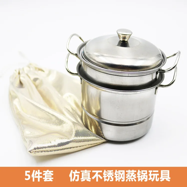 Play House Ultra-Drop Stainless Steel Children Cooking Mini Kitchen Toy Set Children Stainless Stee - 4000292845593