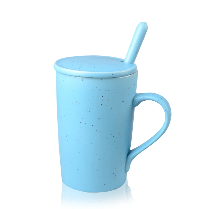 400 мл Tazas De Ceramica Creativas большая емкость чашки парные чашки Кружка с крышкой Ложка чайная чашка молочная чашка, кофейная чашка G018