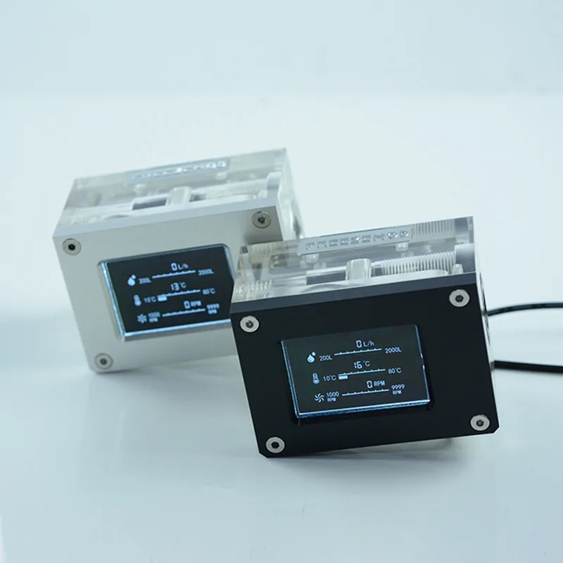 Água de Refrigeração Fluxo de Água Freezemod Inteligente Velocidade Detecção Temperatura Dupla g1 - 4 Rosca Fêmea Display Cristal Líquido Lsj-zn pc - Imagem 6