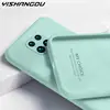 Funda de silicona líquida para móvil, funda trasera de silicona suave para Xiaomi Redmi Note 9 8 Pro 9s 8T 7 9A 8A 7A Poco X3 NFC Mi 10T Pro ► Foto 1/6