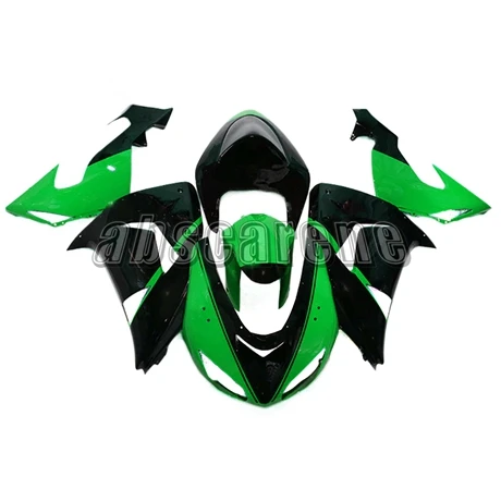 Полный комплект обтекателей для Kawasaki ZX10R 2006 2007 ZX-10R 06 07 ABS пластик кузова мотоцикла глянец Черный Зеленый Carenes ZX10R 2006