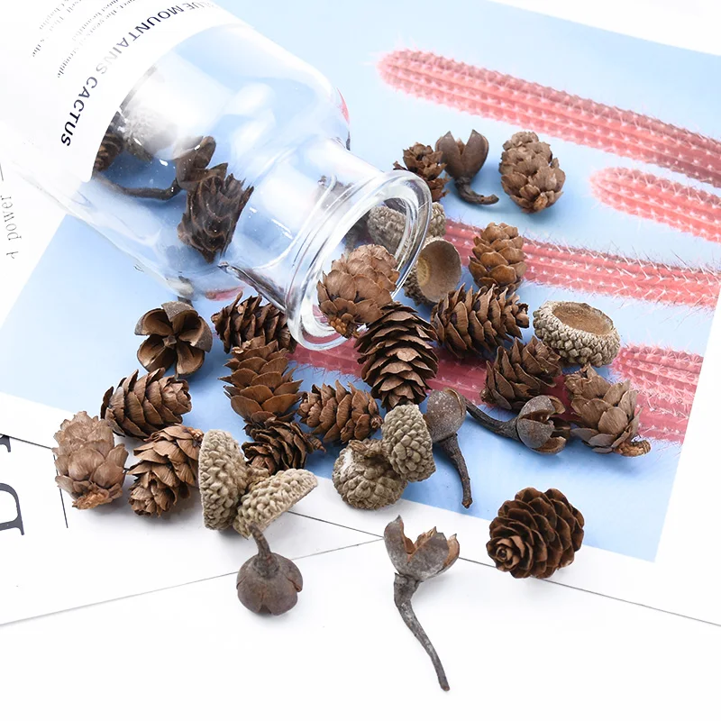 Художественные реквизиты Pinecone из 30 предметов искусственные цветы аксессуары | Отзывы и видеообзор
