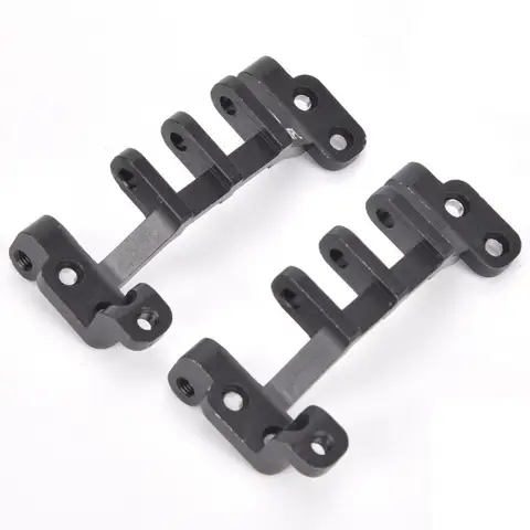 Parts 2Pcs Metal Pull Rod Base Seat & Axle Up Servo Bracket For WPL C34 C34K C34KM C44KM 1/16 RC Car