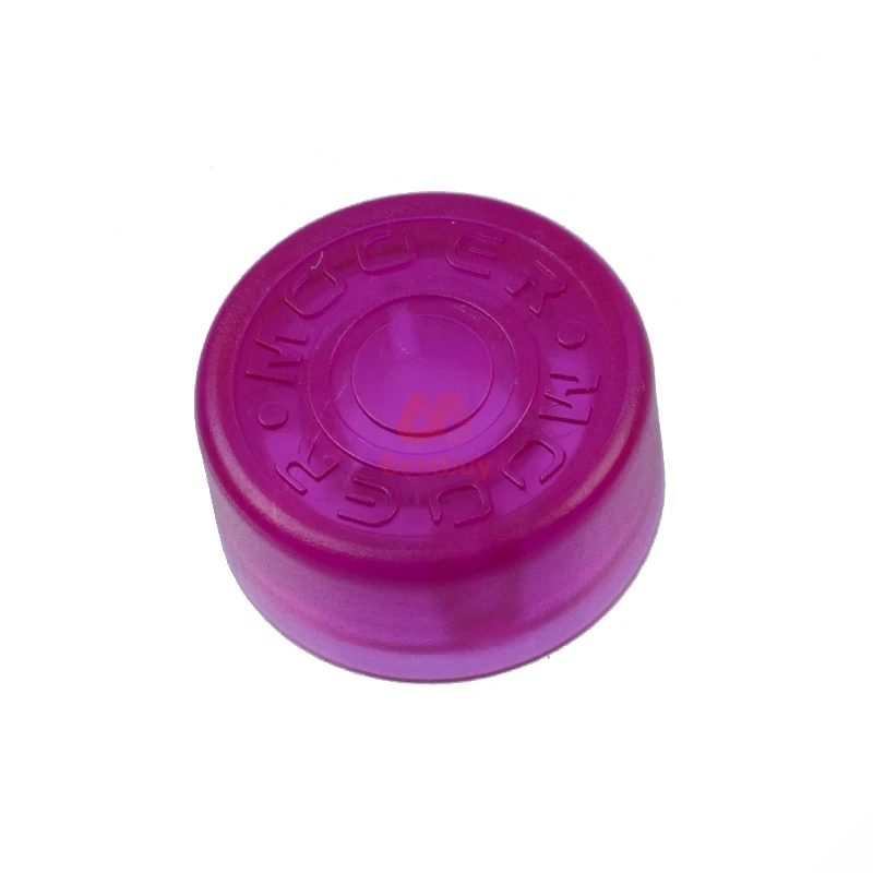 2 шт Mooer конфеты Footswitch Топпер красочные пластиковые бамперы Footswitch протектор для гитары педаль эффектов - Цвет: Rose Violet