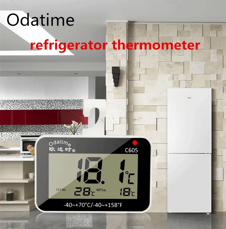 Digital Kitchen Thermometer Household Refrigerator High Precision Alarm Supermarket Freezer Pharmacy Electronic | Дом и сад