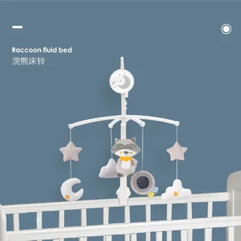 

Baby Rattles Crib Holder Rattles Mobiles Toy Rotating Mobile Bed Bell Musical Box Projection 0-12 Months Newborn Infant Boy Toy