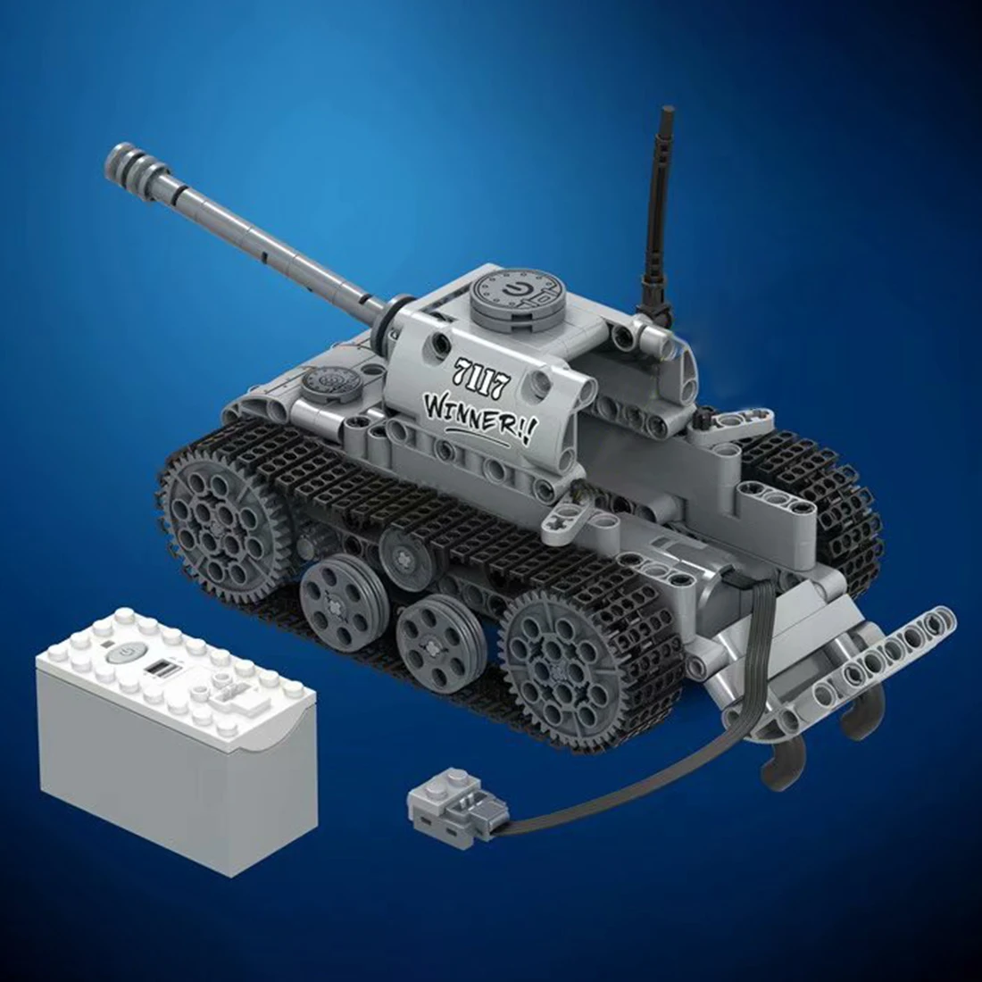 378 шт DIY строительный блок rc Танк Разрушитель Строительная модель штабелируемые блоки Строительные и строительные игрушки