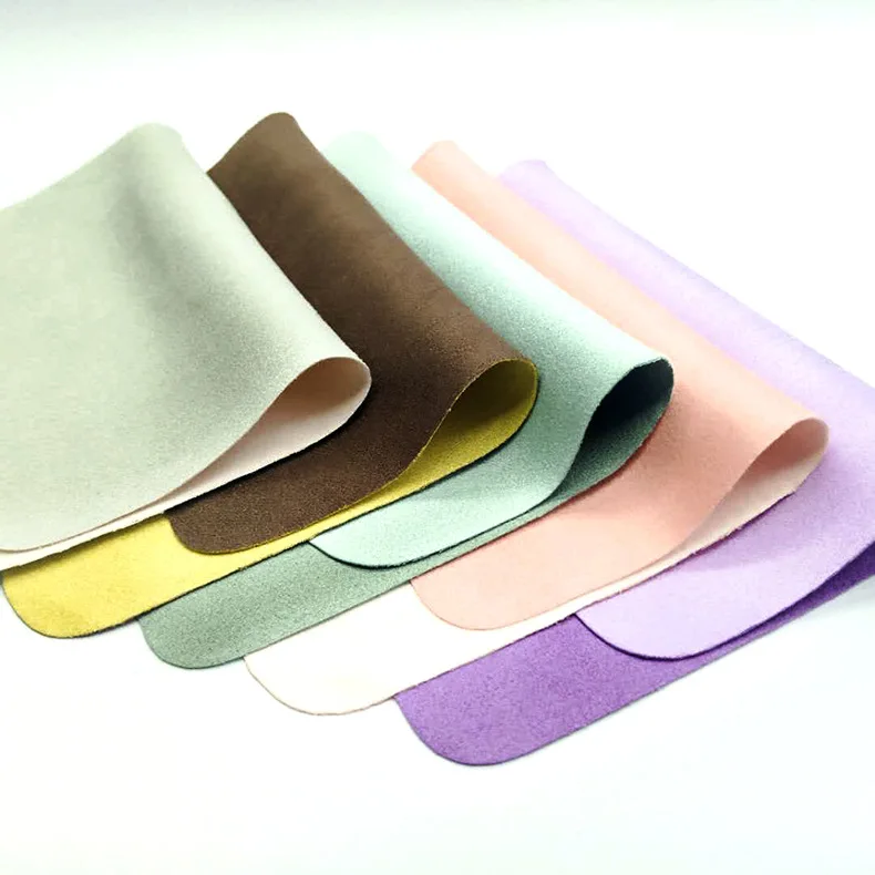 

Double-Sided Suede Glasses Cloth Imitation Suede Thick Piano-cleaning Cloth Superfine Fiber Mobile Phone Wiping Cloth Logo