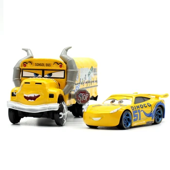 

Disney Pixar Cars Mack Truck Jackson McQueen Chick Hicks 1:55 Diecast Metal Alloy Plastic Modle Toys Car Gifts For Children