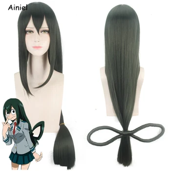 

Anime My Hero Academia Cosplay Costume Wig Synthetic Asui Tsuyu Wig For Girls Boys Green Hair Wigs Midoriya Izuku Wig Women Men
