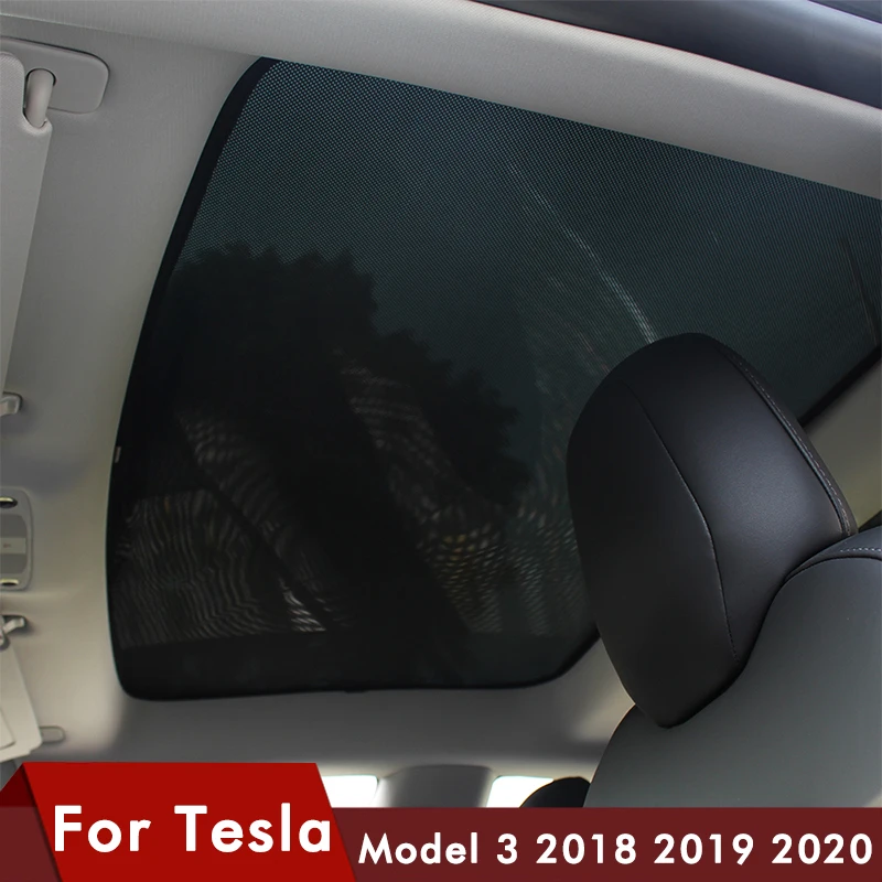 

Car Sunshade Curtain Rear Front Sun Block Cover for Tesla Model 3 Roof Sunshade Skylight Blind Shading Net Protector Accessories