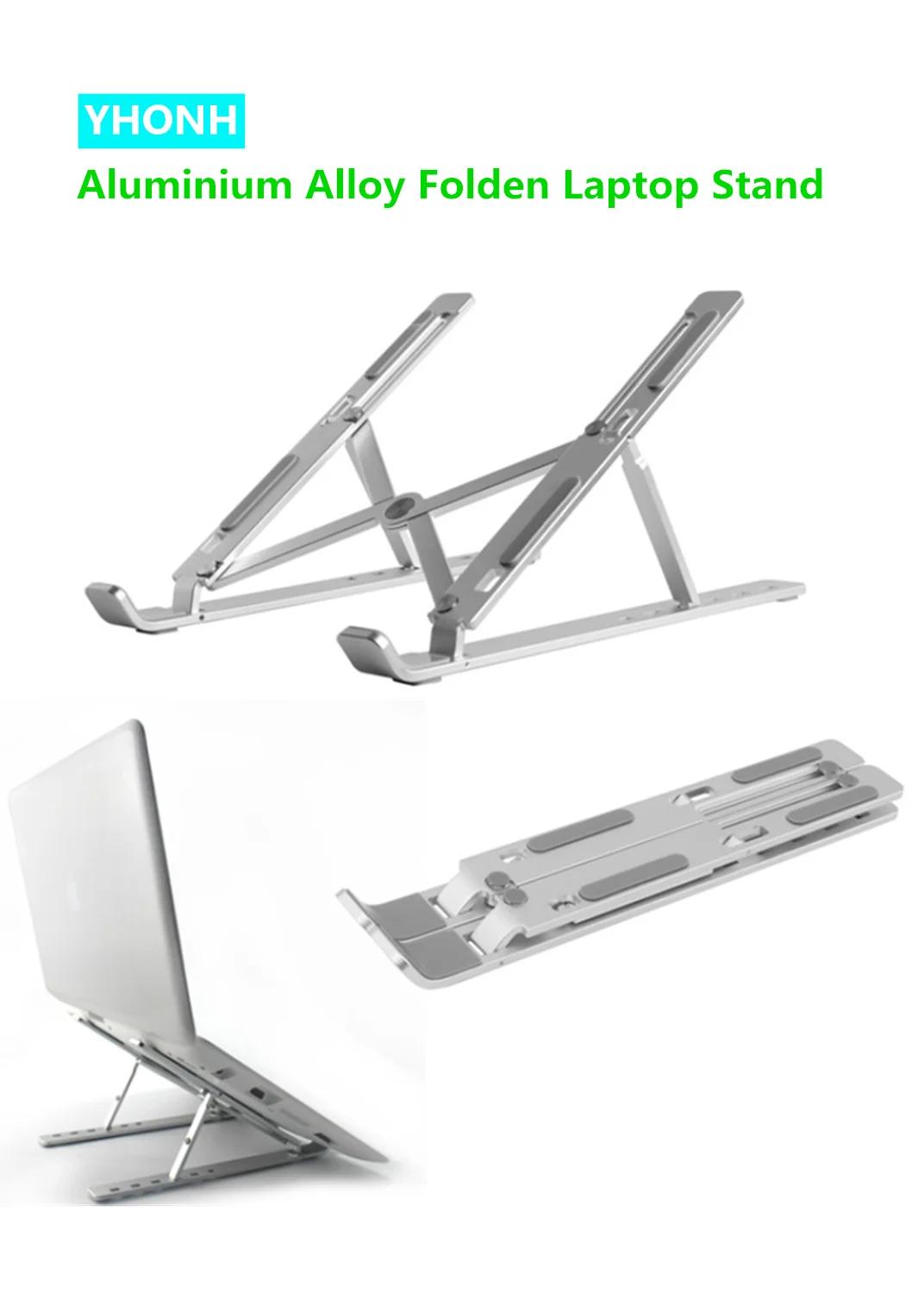 Laptop Stand for MacBook Pro Notebook Stand Foldable Aluminium Alloy Tablet Stand Bracket Laptop Holder for Ipad Notebook PC