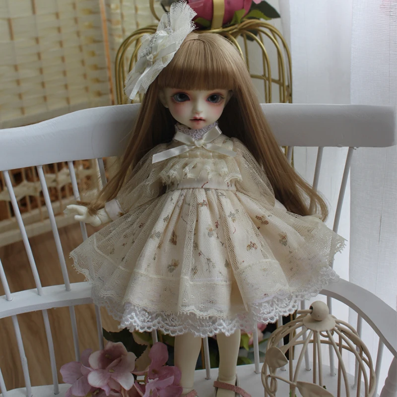 1/6 1/4 1/3 BJD платье+ шляпа для 1/6 YOSD 1/4 BJD MSD 1/3 BJD Blyth платье для куклы кукла аксессуары платье костюм