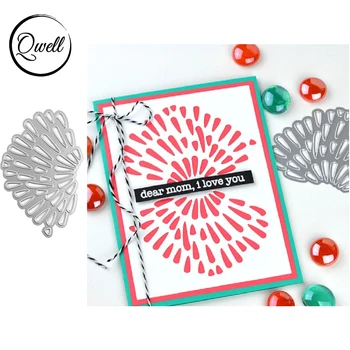 

QWELL Sector Frame Scallop Metal Cutting Dies DIY Scrapbooking Card Making Paper Craft 2019 New die cuts