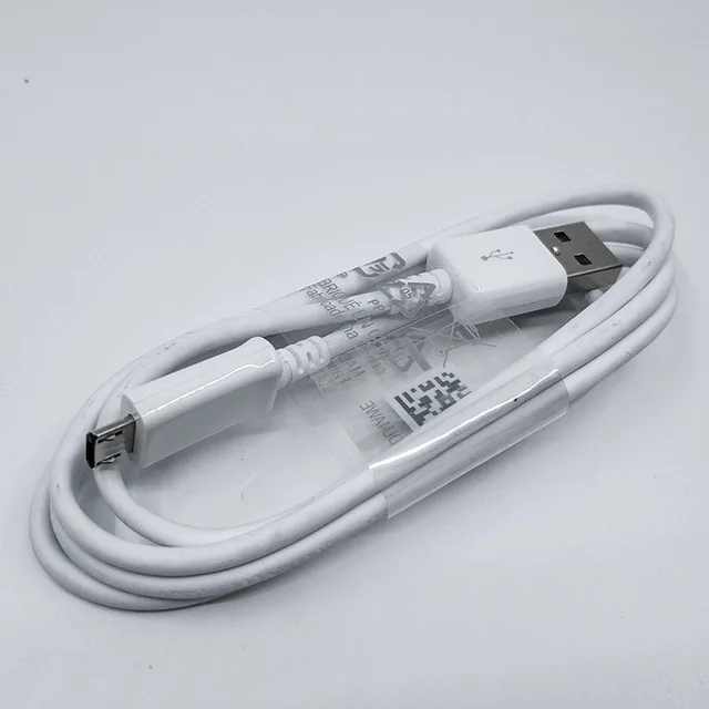 Only white cable Micro USB C путешествия Зарядное устройство кабель для samsung Galaxy J4 J6 A6 A8 A3 A5 A7 J1 J2 J3 J5 J7 S3 S4 S6 Note 3 4 5 шнур - Color: Only white cable