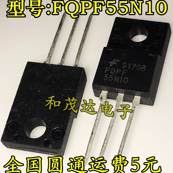 5 шт./FQPF55N10 55N10 100V 34A TO-220F TO220F