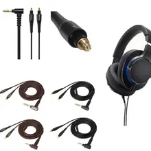 3 5MM 4 4MM A2DC Replacement Headphone Cable Line for ATH SR9 ES770H ES750 ESW950 ESW990H ADX5000 MSR7B Audio Cord